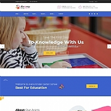 幼兒園早教中心網站Bootstrap響應式模板